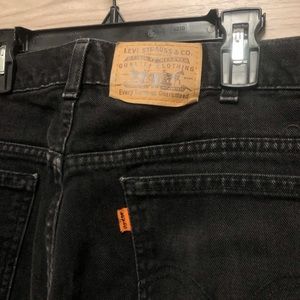 Black orange tab Levi’s